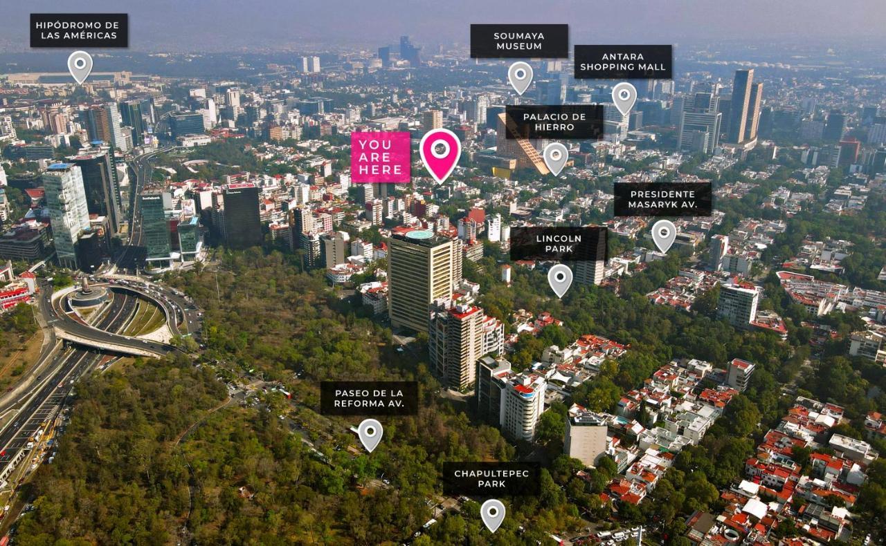멕시코 시 Uliv Parque Lincoln 아파트 외부 사진